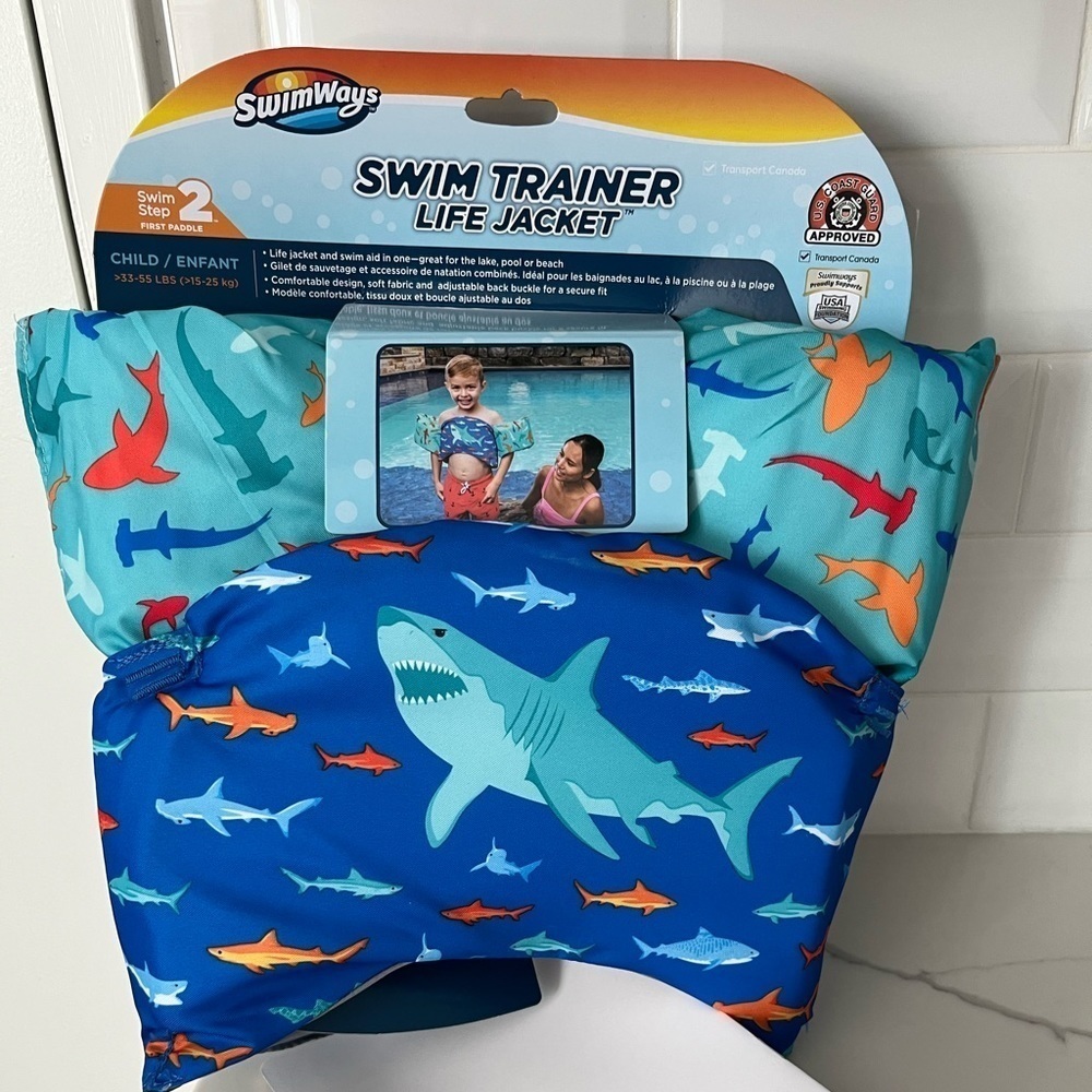 SwimWays Swim Trainer Life Jacket - Shark (6067368)